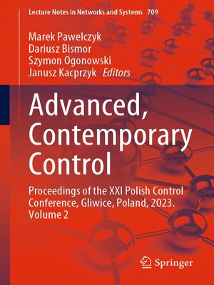 cover image of Advanced, Contemporary Control